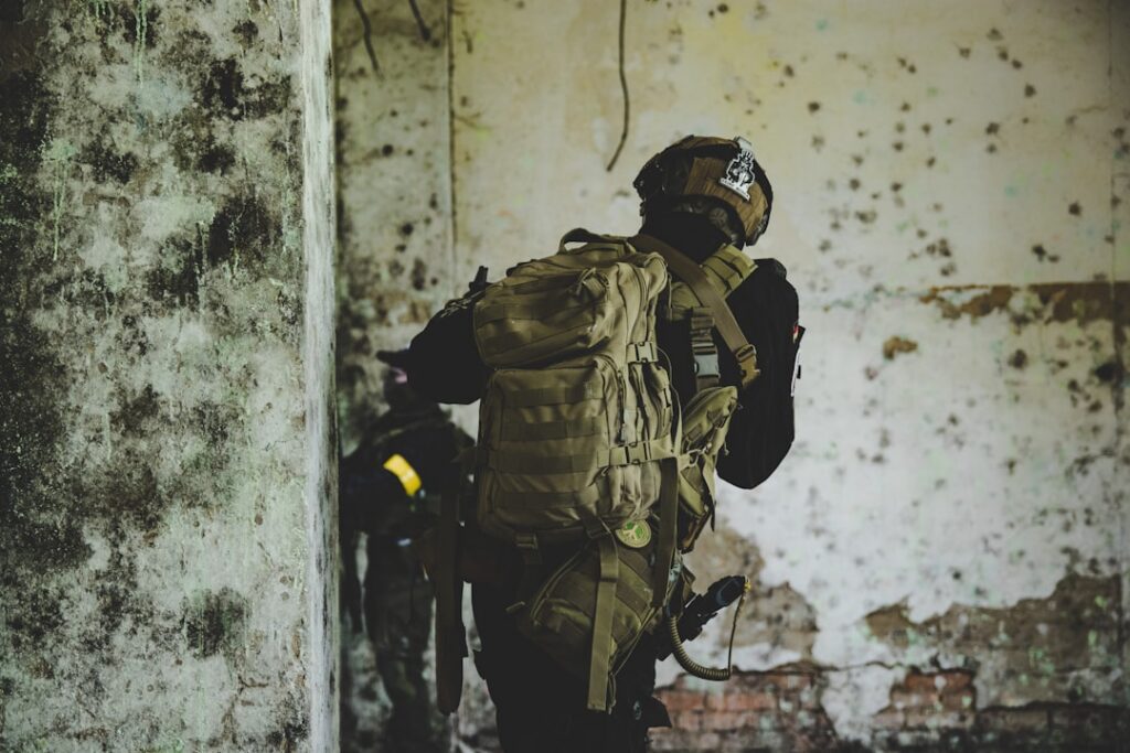 Tactical gear made from 600D polyester
