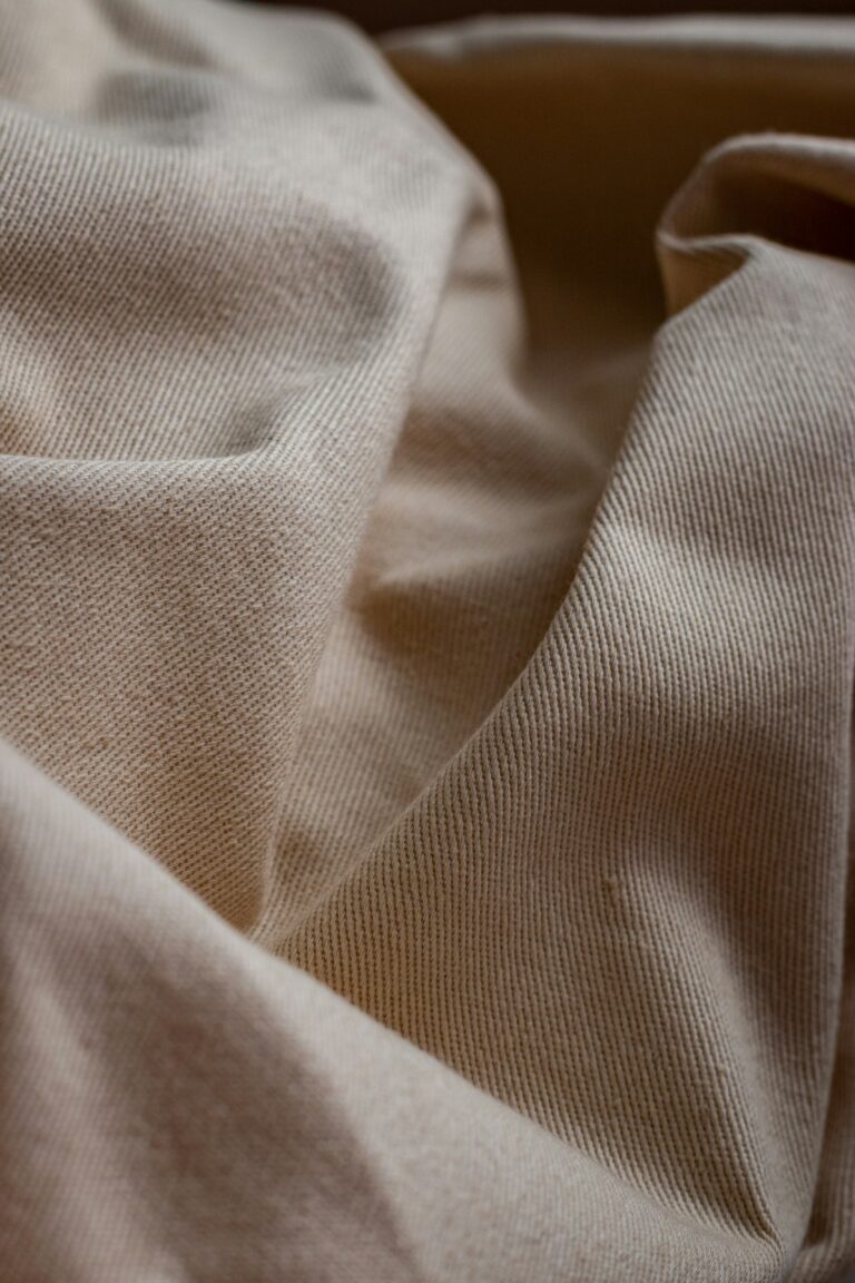 Folded twill drill cloth for workwear and uniforms