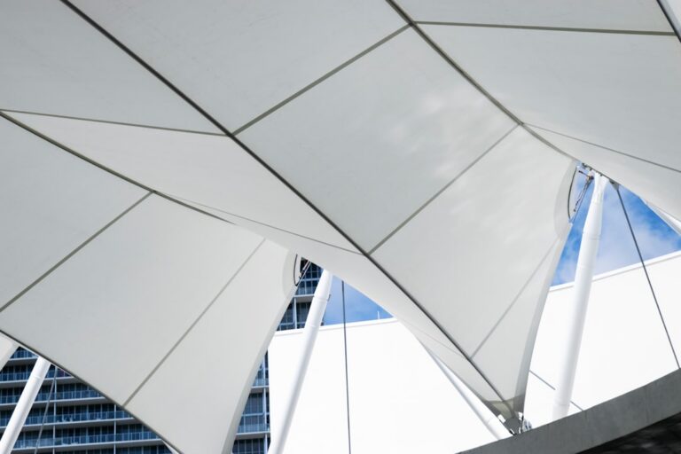 Shelters Fabric membrane shelter roof structure