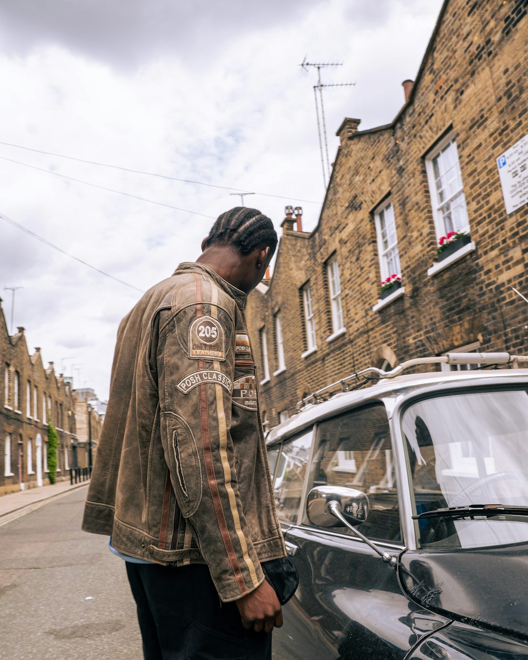 Jacket made from cotton twill
